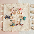 LILLIPUTIENS Rattle with Wooden Teether Alice Fox ECO 3m+