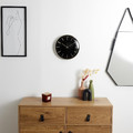 Wall Clock Luce, black/gold