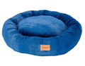 MIMIKO Pets Dog Bed Lair Shaggy XL 75cm, round, blue