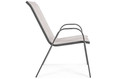 Elegant Outdoor Table with 2 Chairs, Duo 60 cm, grey