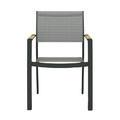 GoodHome Garden Chair with Armrests Vao