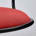 ÖRFJÄLL Swivel chair, black/Vissle red