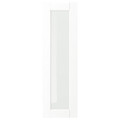 ENKÖPING Glass door, white wood effect, 30x100 cm