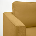 PÄRUP 2-seat sofa, Vissle yellow-brown