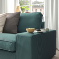 KIVIK Corner sofa, 5-seat, Kelinge grey-turquoise