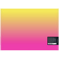 Document Envelope Pocket Wallet File with Button PP A4 Radiance, yellow/pink