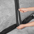 TORPÖN Net, black, 900 cm