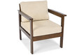 Outdoor Armchair BELLA, brown/beige