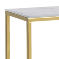 Shelving Unit Console Alisma, marble/gold