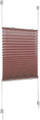 Pleated Blind Colours Caprera 42 x 150 cm, brown