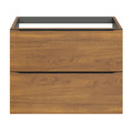 Goodhome Wall-mounted Basin Cabinet Imandra 80 cm, walnut