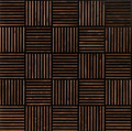 Stegu Decorative Wooden Panel Lamella Linea, dark oak, 0.58sqm