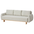 GRUNNARP 3-seat sofa-bed, Gunnared beige
