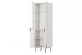 Display Cabinet Malmi 60 cm, cashmere, crema bianca, black legs