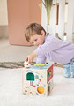 LILLIPUTIENS Wooden Activity Cube - Farm 12m+