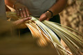 SALUDING Laundry basket, handmade bamboo 50 l