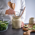 BRUGDHAJ Utensil holder, beige, 15 cm