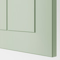 METOD / MAXIMERA High cab f oven/micro w dr/2 drwrs, white/Stensund light green, 60x60x200 cm