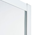 Bi-fold Shower Door Onega 80 cm, white/patterned