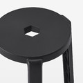 IBBARBO Stool, dark grey