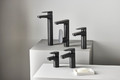 GoodHome Bathroom Sink Tap Cavally L, black