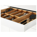 MAXIMERA Drawer, low, white, 80x60 cm