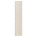 FLISBERGET Door with hinges, light beige, 50x229 cm