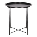 Metal Side Table Isa, black