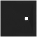 GoodHome Shower Tray Douro, square, 90x90 cm, black