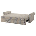 VRETSTORP 3-seat sofa-bed, Karlshov grey-beige