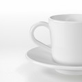 IKEA 365+ Espresso cup and saucer, white, 6 cl