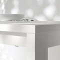 VIHALS Table, white/white, 74x74 cm