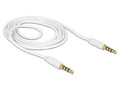 Delock Audio Cable Jack 4PIN M/M 1m