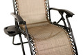 Sun Lounger ZERO GRAVITY, brown