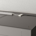 ÖVERSIDAN LED wardrobe lighting strp w sensor, dimmable dark grey, 46 cm