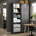 MÖRTVIKEN Door, dark grey, 60x64 cm