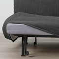 LYCKSELE LÖVÅS 2-seat sofa-bed, Vansbro dark grey