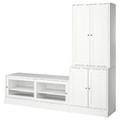 HAVSTA TV storage combination, white, 241x47x212 cm