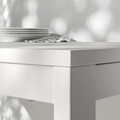 VIHALS Extendable table, white, 120/180x74 cm