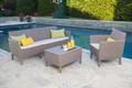 Outdoor Furniture Set SALEMO MAX, cappuccino