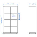 KALLAX / LACK TV storage combination, white, 224x39x147 cm