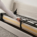 VIMLE 3-seat sofa-bed with chaise longue, Gunnared beige