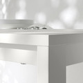 VIHALS / VIHALS Table and 2 chairs, white white/white, 74x74 cm