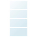 AULI 4 panels for sliding door frame, mirror glass, 100x201 cm