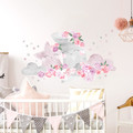 Wall Sticker Set 94x52cm - Moon Pink
