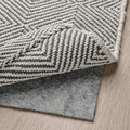 GÅNGVÄG Rug, flatwoven, grey, 200x300 cm