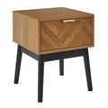 Bedside Table Nightstand Felix, natural