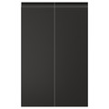 UPPLÖV 2-p door f corner base cabinet set, left-hand/matt anthracite, 25x80 cm