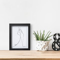 GoodHome Picture Frame Islande 18 x 24 cm, black