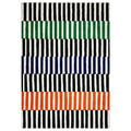 VÄNDPLATS Rug, low pile, multicolour/stripe, 170x240 cm